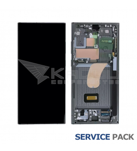 Pantalla Lcd Samsung Galaxy S23 Ultra S918B Marco Verde GH82-30466C GH82-30465C Service Pack Usado