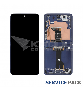 Pantalla Lcd Samsung Galaxy Z Flip7 F766B Marco Azul GH82-37581A Service Pack