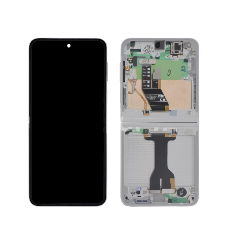 Pantalla Lcd Samsung Galaxy Z Flip7 FE F761B Marco Blanco GH82-37734B Service Pack