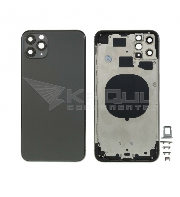 Chasis Carcasa Marco y Tapa para iPhone 11 Pro A2160 Negro