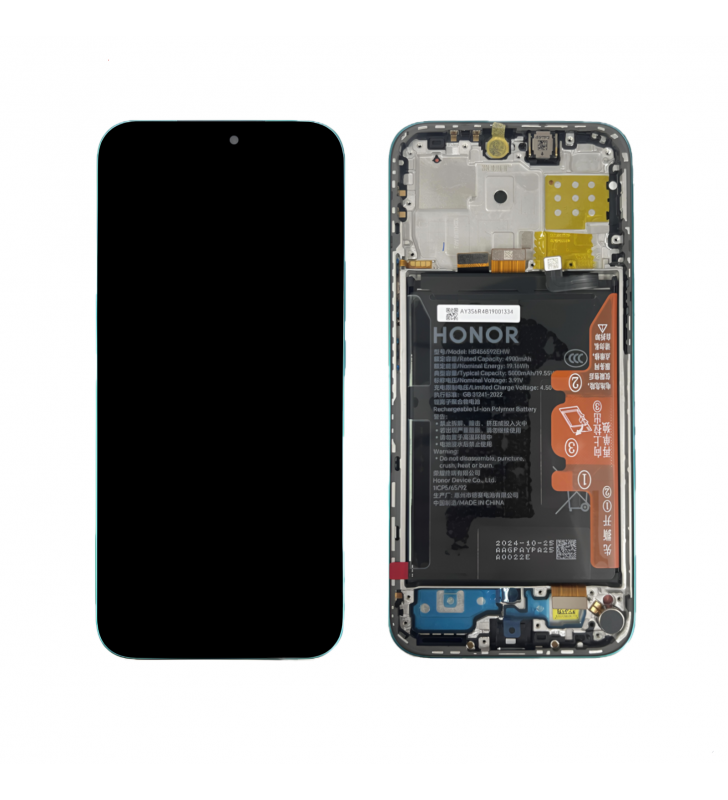 Pantalla Lcd Honor X8C ABR-LX1 Marco Verde con Batería 0235AMXQ Service Pack