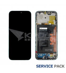Pantalla Lcd Honor X8C ABR-LX1 Marco Verde con Batería 0235AMXQ Service Pack