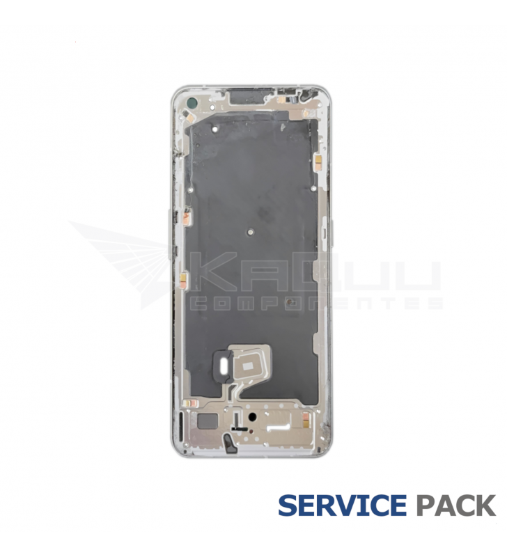 Chasis Marco Intermedio Lcd para Realme GT2 Pro RMX3300 Blanco Service Pack Usado