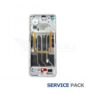 Chasis Marco Intermedio Lcd para Realme GT2 Pro RMX3300 Blanco Service Pack Usado