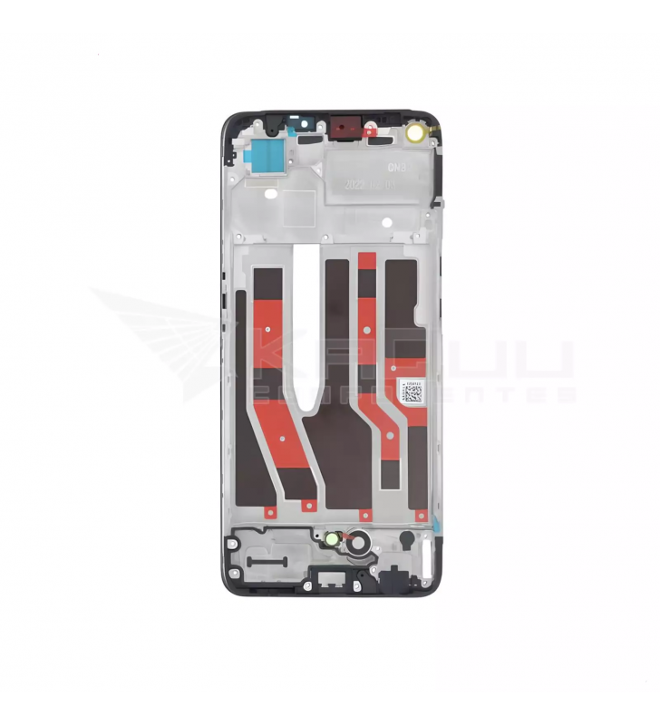 Chasis Marco Intermedio Lcd para Oppo Reno 7 CPH2363 Negro Usado