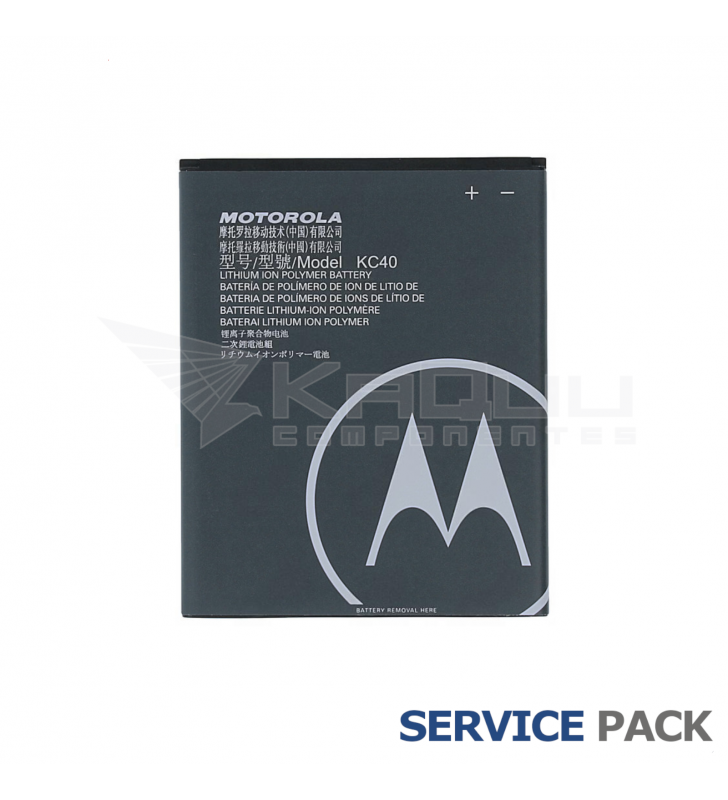 Batería KC40 3000mAh Motorola Moto E6 Plus XT2025-2 SB18C53772 Service Pack