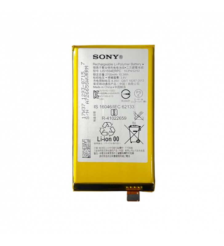Batería LIS1594ERPC 2700mAh Sony Xperia Z5 Compact E5803 U50036707 Service Pack