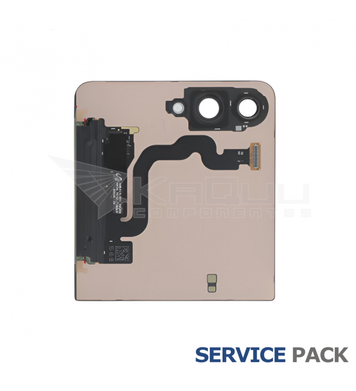 Tapa Trasera Lcd Samsung Galaxy Z Flip7 F766B Negro GH82-37579A Service Pack