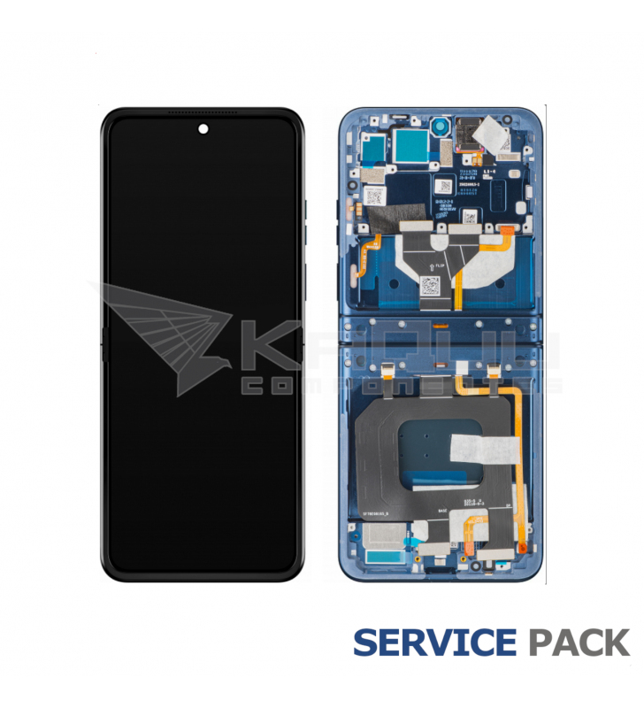 Pantalla Lcd Motorola Razr 2025, Razr 60 Marco Azul 5D68C29965 5D68C30270 Service Pack