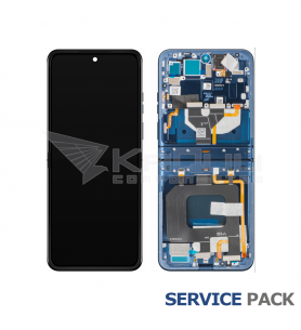 Pantalla Lcd Motorola Razr 2025, Razr 60 Marco Azul 5D68C29965 5D68C30270 Service Pack