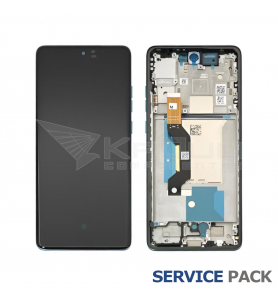 Pantalla Lcd Motorola Edge 60 Fusion XT2503-4 Marco Azul Claro 5D68C29879 Service Pack