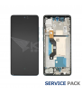 Pantalla Lcd Motorola Edge 60 Fusion XT2503-4 Marco Azul Claro 5D68C29879 Service Pack