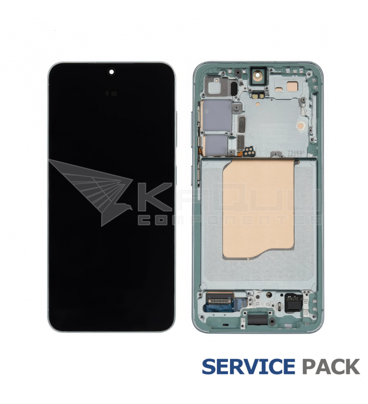 Pantalla Lcd Samsung Galaxy S25 S931B Marco Verde GH82-36329B Service Pack