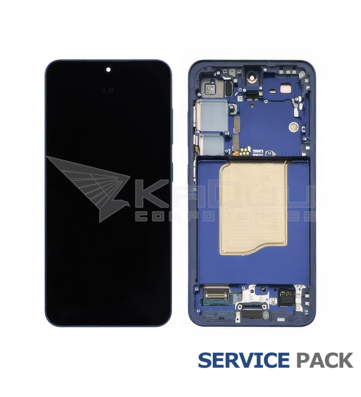 Pantalla Lcd Samsung Galaxy S25 S931B Marco Azul GH82-36329D Service Pack