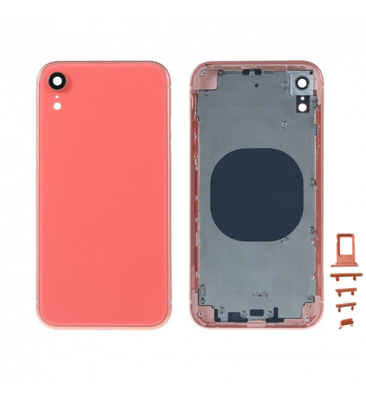 Chasis Carcasa Marco y Tapa para iPhone Xr A1984 A2105 A2106 A2108 Coral