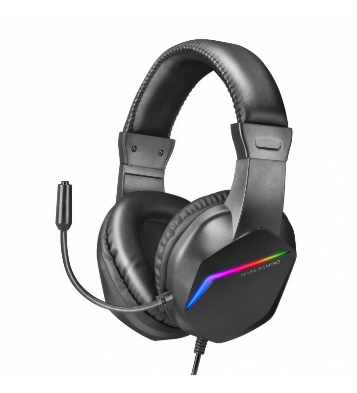 Auriculares Gaming Mars Gaming MH122 Jack 3.5 Negro Auriculares Gaming Mars Gaming MH122 Jack 3.5 Negro