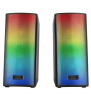 Altavoces Bluetooth Mars Gaming MSRGB2 15W 2.0 Negros
