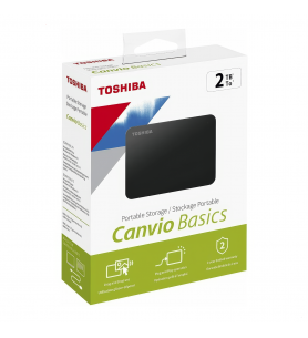 Disco Duro Externo Toshiba 2TB Canvio Basics 2.5 USB 3.2