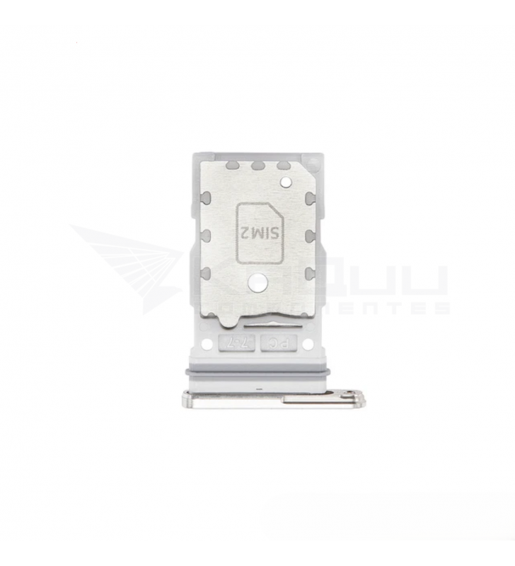 Bandeja Sim Dual para Samsung Galaxy S23 Ultra S918B Azul Claro