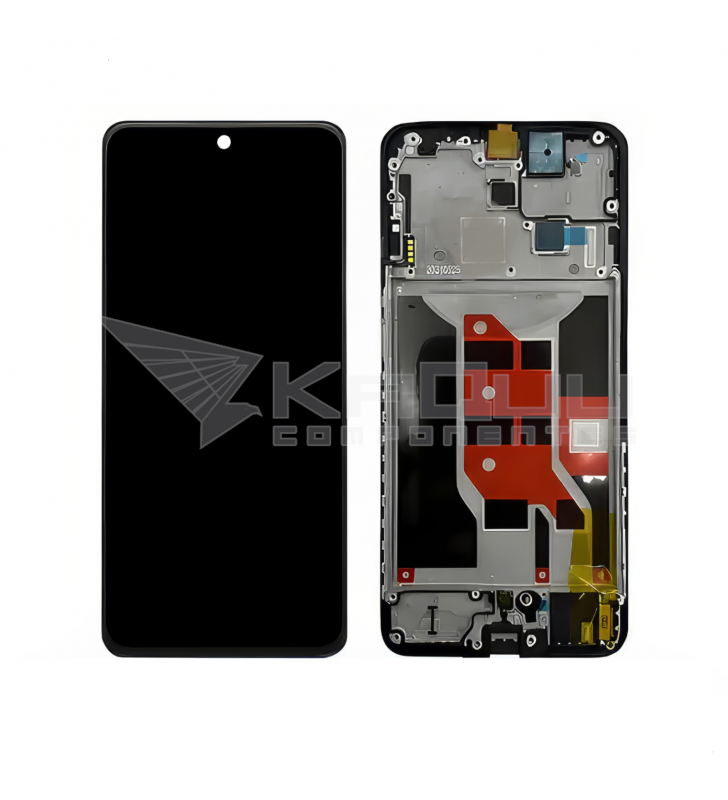 Pantalla Lcd para Oppo Reno 12F 4G CPH2687, 5G CPH2637 Marco Negro OLED