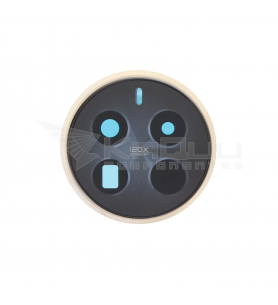Embellecedor Cristal Cámara Lente para Realme 12 Pro Plus RMX3840 Negro
