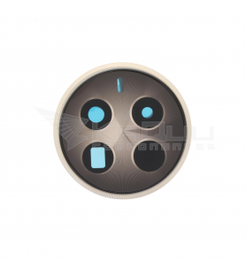 Embellecedor Cristal Cámara Lente para Realme 12 Pro Plus RMX3840 Dorado