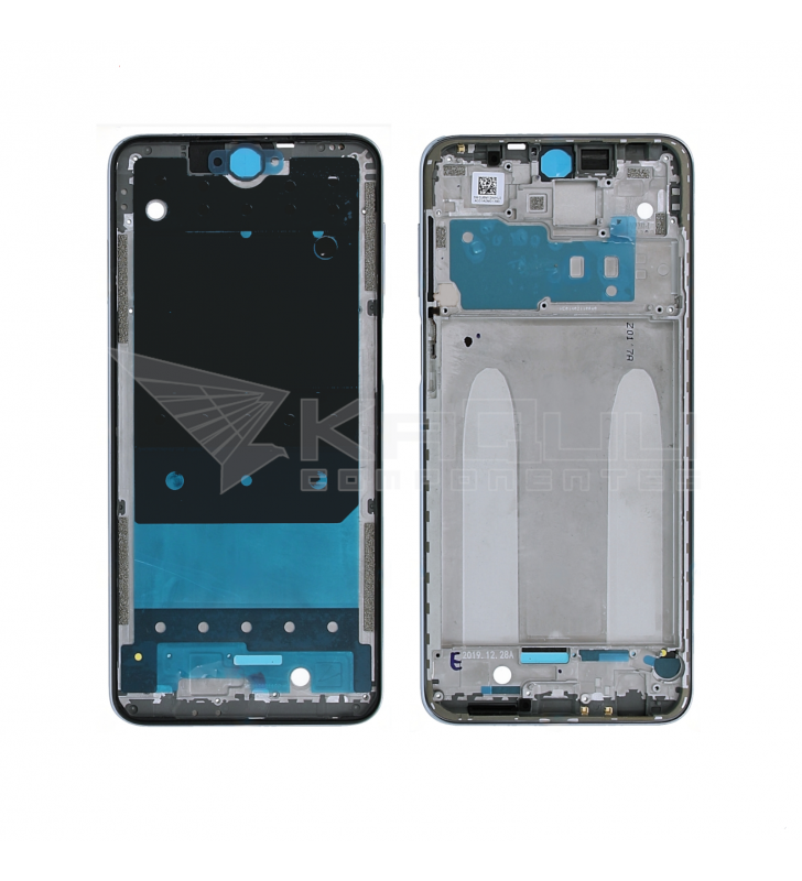 Chasis o Marco Lcd para Xiaomi Redmi Note 9 Pro M2003J6B2G, Redmi Note 9s M2003J6A1G Blanco