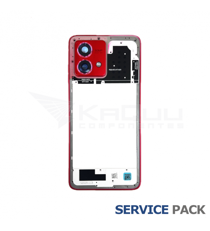 Chasis Marco Intermedio Motorola Moto G84 XT2347 Rosa 5S58C23328 Service Pack
