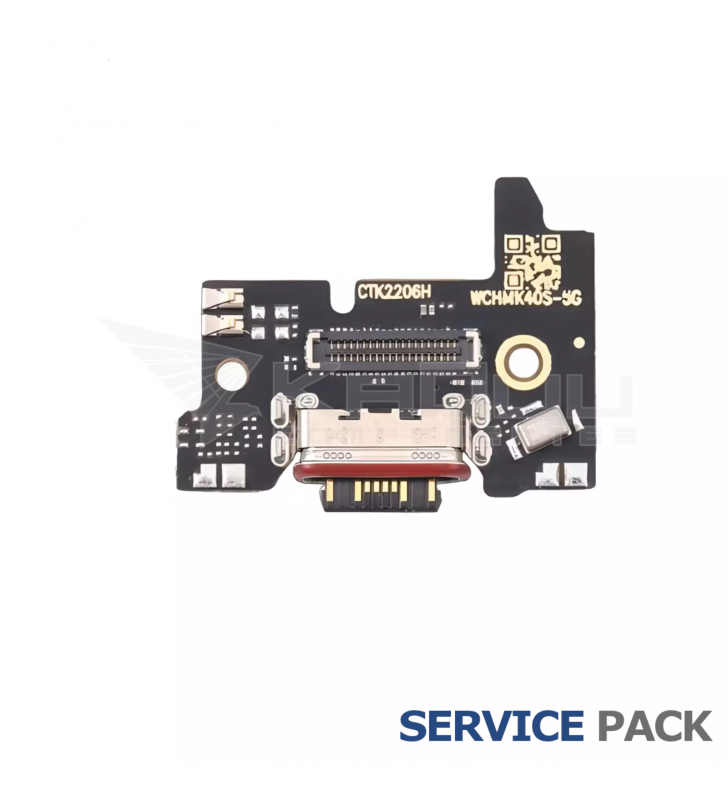 Módulo Conector Carga Xiaomi Poco F4 22021211RG 56000LL11R00 Service Pack