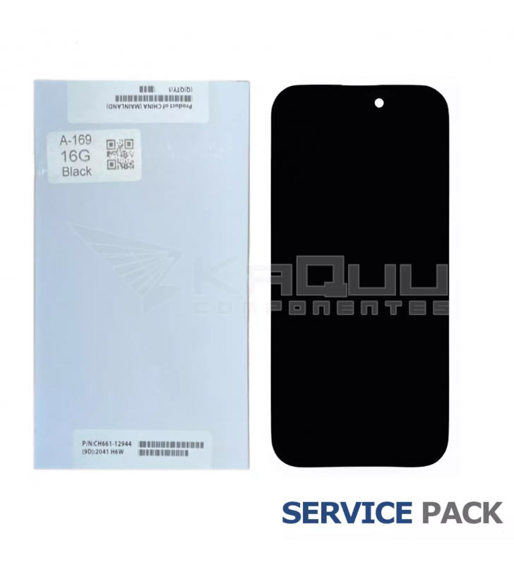 Pantalla Lcd iPhone 16 A3287 Negro 661-44797 Service Pack Con IC