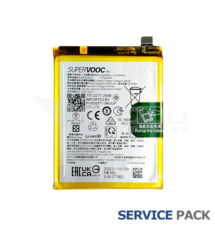Batería BLPA15 5000mAh Realme 11 Pro RMX3771 621035000015 Service Pack