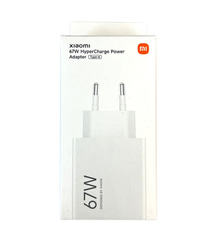Cargador Xiaomi BHR07SKEU 67W Carga Rápida Blanco