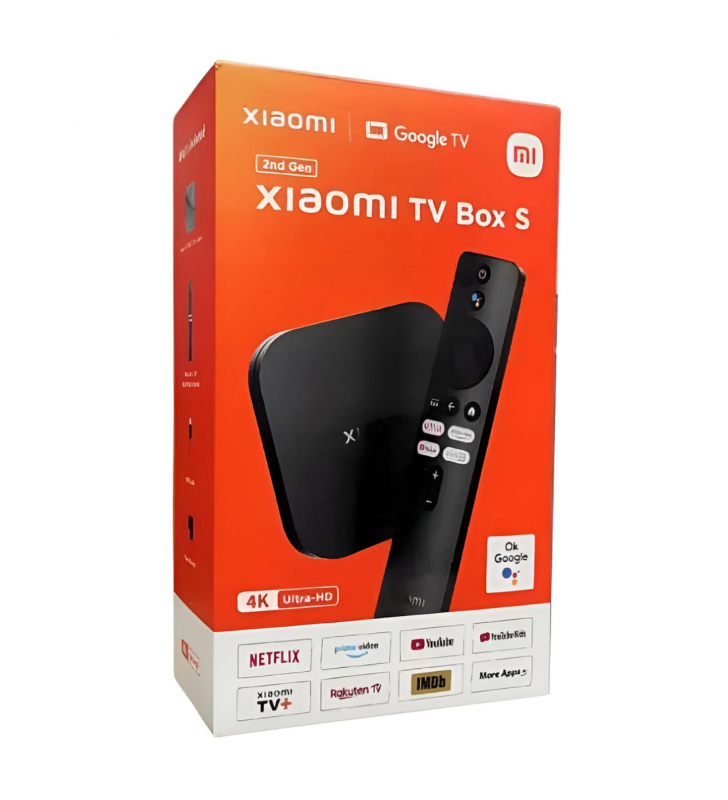 Xiaomi TV Box S 2nd Gen UltraHD 4K 8GB WIFI Negro