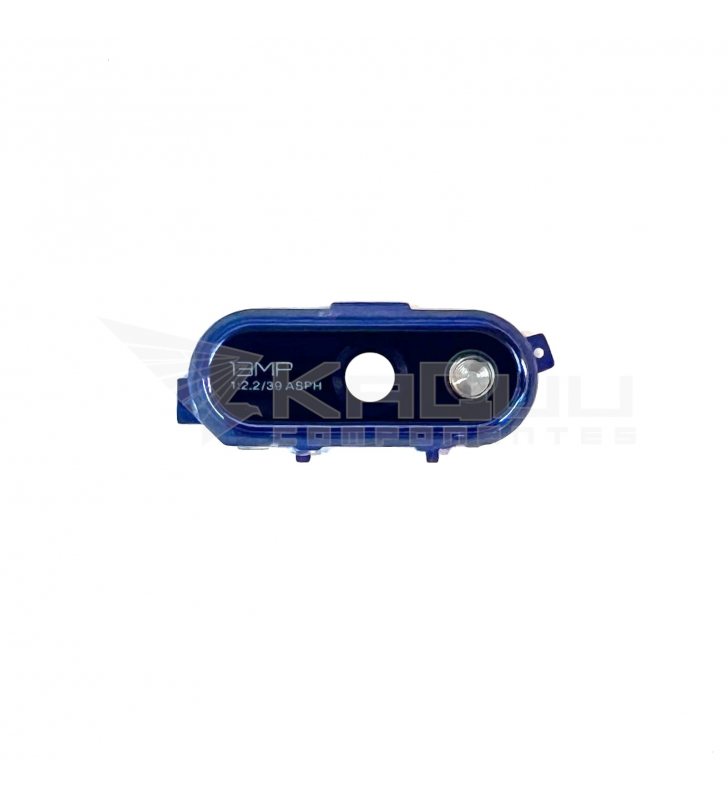 Embellecedor Cristal Cámara Lente para Huawei Y7 2018 LDN-L01 Azul
