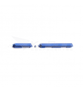 Set Botón Encendido Volumen para Huawei Y7 2018 LDN-L01 Azul