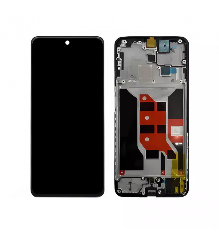 Pantalla Lcd para Oppo Reno 12F 4G CPH2687, 5G CPH2637 Marco Negro OLED