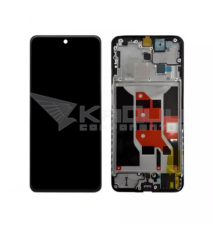 Pantalla Lcd para Oppo Reno 12F 4G CPH2687, 5G CPH2637 Marco Negro OLED