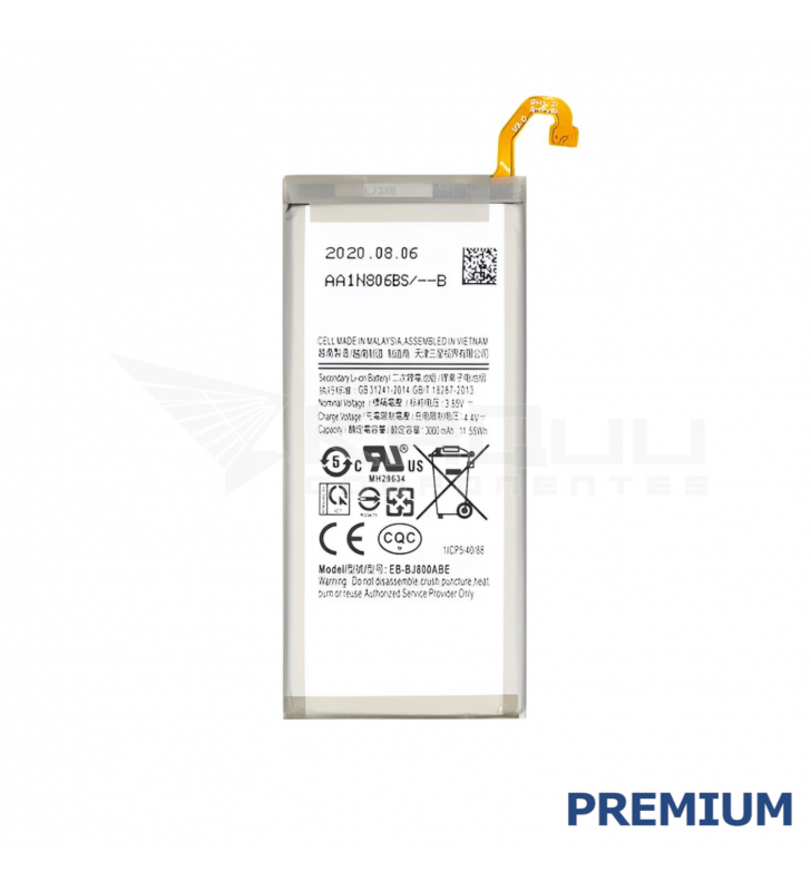 Bateria EB-BJ800ABE para Samsung Galaxy A6 2018 A600F / J6 J600F Premium