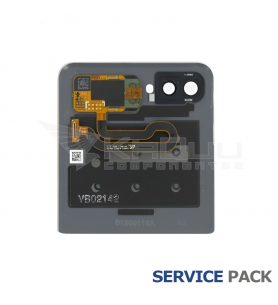 Tapa Trasera Lcd Samsung Galaxy Z Flip 5G F707B Gris Service Pack Usado