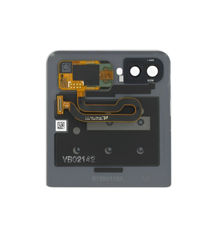 Tapa Trasera Lcd Samsung Galaxy Z Flip 5G F707B Gris Service Pack Usado