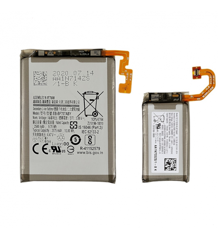Batería EB-BF707ABY EB-BF708ABY Samsung Galaxy Z Flip 5G F707B GH82-23867A Service Pack Usado