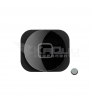 Boton Home / Flex / Chapa Metal / Membrana / Espaciador para Iphone 5 / 5G Negro