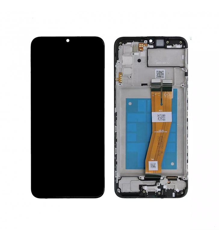 Pantalla Lcd para Samsung Galaxy A02s A025F Marco Negro Version NO EU