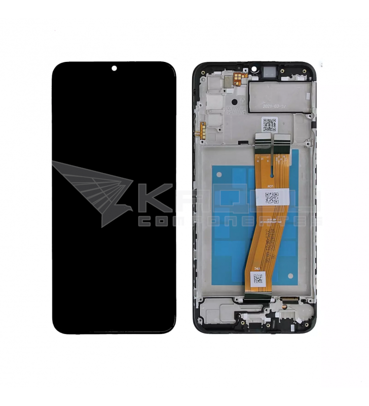 Pantalla Lcd para Samsung Galaxy A02s A025F Marco Negro Version NO EU