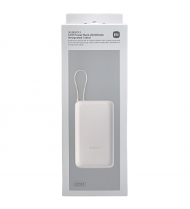 Xiaomi PowerBank 20000mAh 33W Cable Integrado USB-C Porcelana
