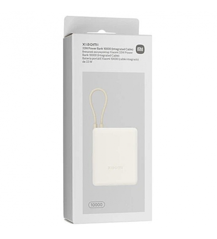 Xiaomi PowerBank 10000mAh 33W Cable Integrado USB-C Porcelana Xiaomi PowerBank 10000mAh 33W Cable Integrado USB-C Porcelana