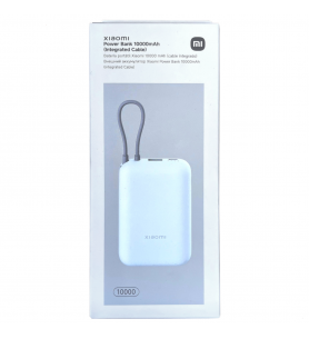 Xiaomi PowerBank 10000mAh Cable Integrado USB-C Azul Claro