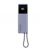 Xiaomi PowerBank 10000mAh 165W Cable Integrado USB-C Gris