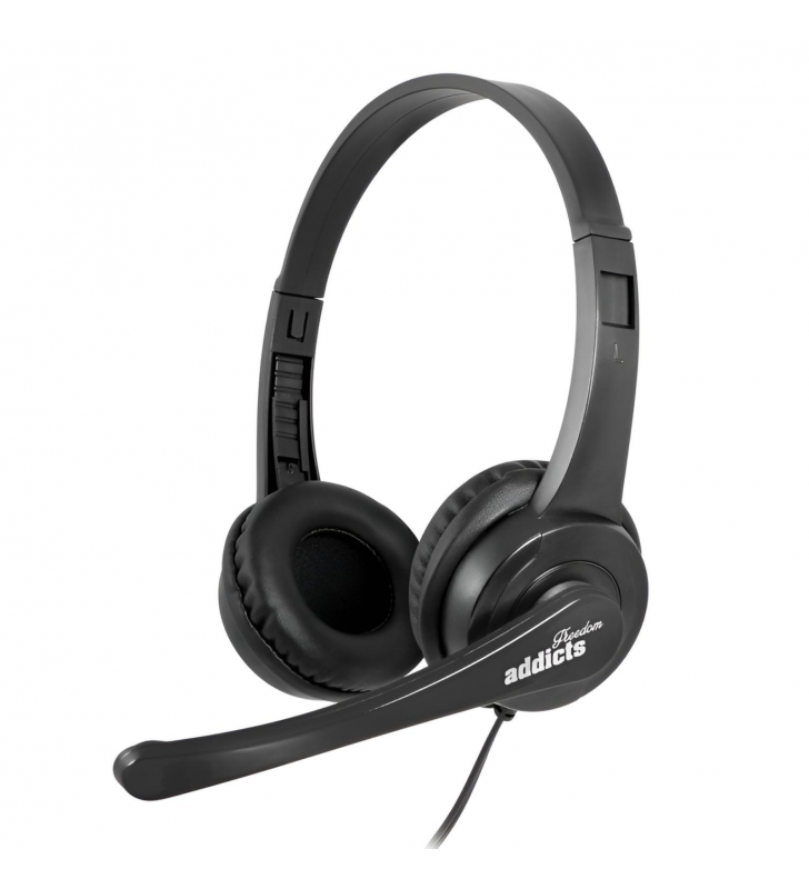 Auriculares NGS VOX505 USB con Micrófono Negro
