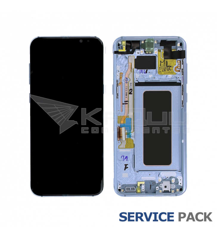 Pantalla Lcd Samsung Galaxy S8 Plus G955F Marco Azul GH97-20470D Service Pack